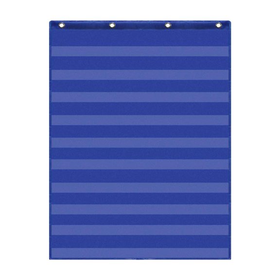 Kokiya Hanging 10 Pockets Chart Learning Materials Educational Preschool Toy for Number Blue