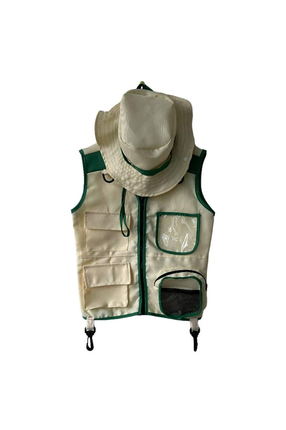 Kids Explorer Kits Cargo Vest for Birthday Gift Boys Girls Children Day Gift
