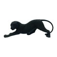 thumbnail image 1 of Kokiya Leopard Statue Artwork Gift Desktop Decoration for Living Room Shelf Cabinet Black, 1 of 9