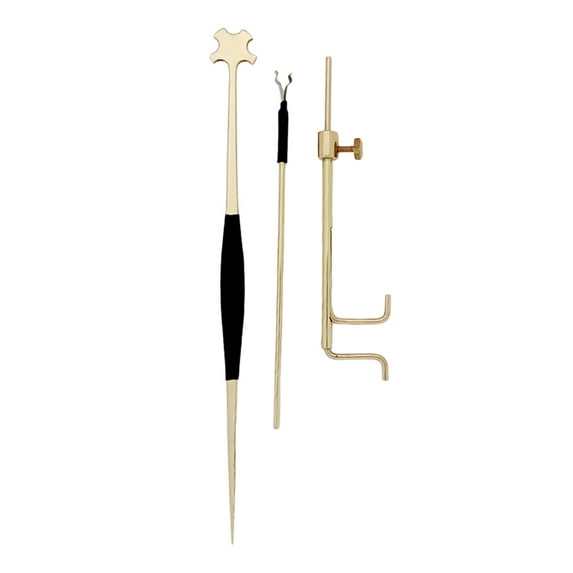 Kokiya Luthier Repair Tool Set Professional Metal Violin Sound Post Tool for Ceremonies standard