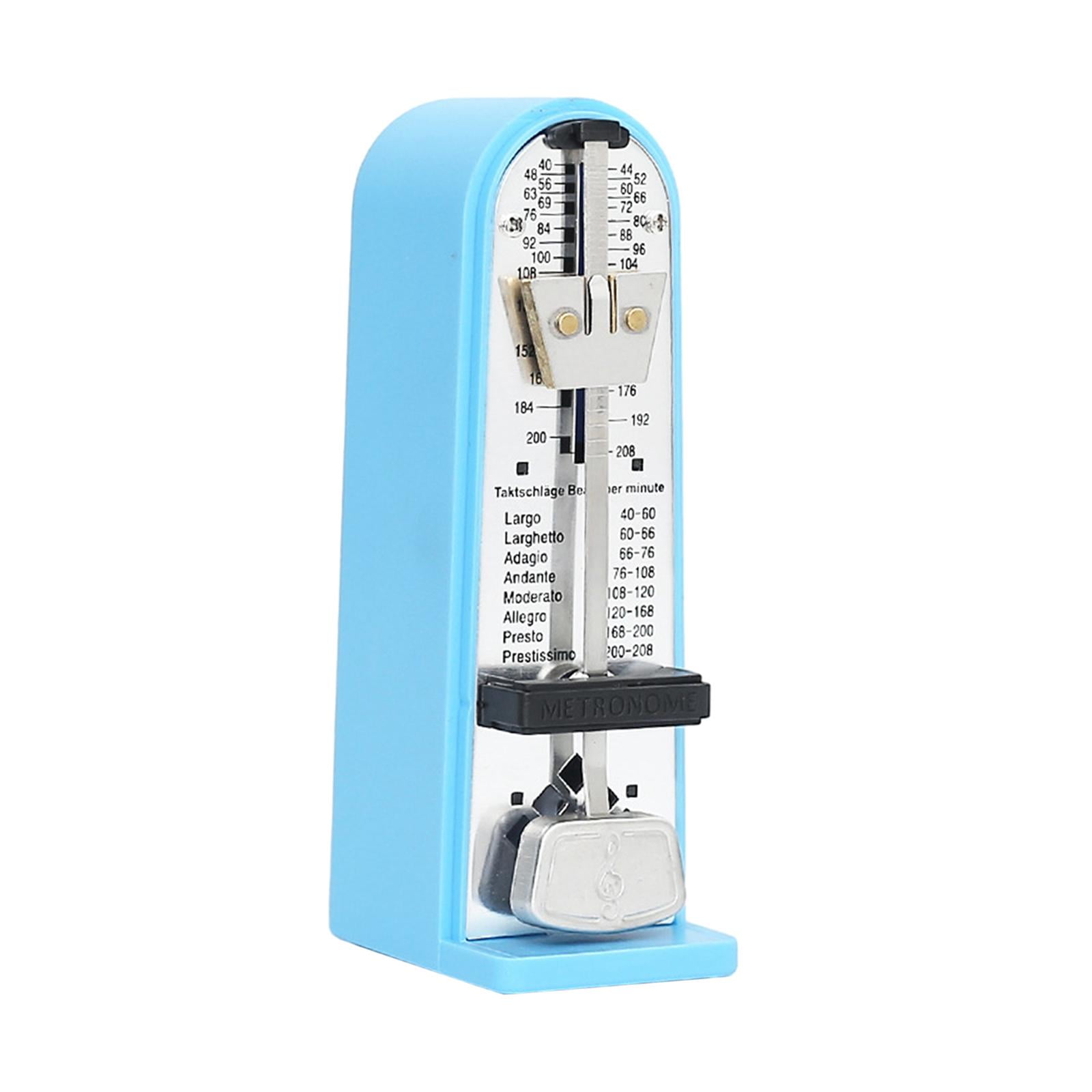 Métronome Mécanique TERENCE En Noyer - Haute Précision, 40-208 BPM - Pour Piano, Guitare, Violon