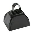thumbnail image 1 of Kokiya Metal Cowbell 2.91x2.36x2.95" Cow Bell for Celebrations Football Games Party Black, 1 of 9