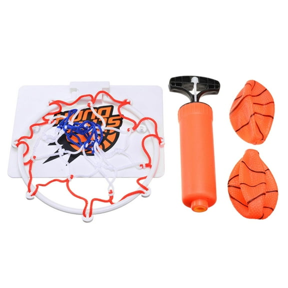 Kokiya Mini Basketball Hoop Set with Basketball Educational Outdoor Sport Games Hanging 2 Basketball