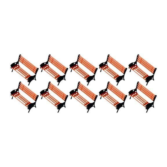 Kokiya Miniature Garden Bench for DIY Model Life Scene Layout Landscape Decorations length 1cm