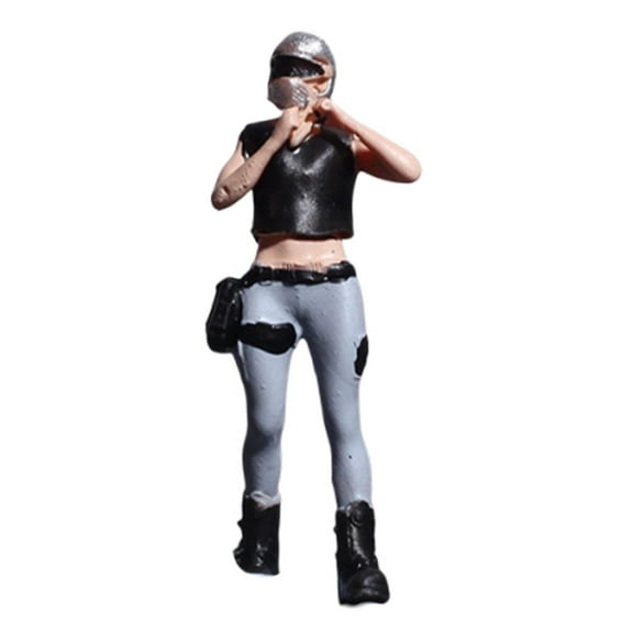 Kokiya Miniature People Figurine 1/64 Scale Diorama Figure for Tabletop Games Hobby height 2.65cm