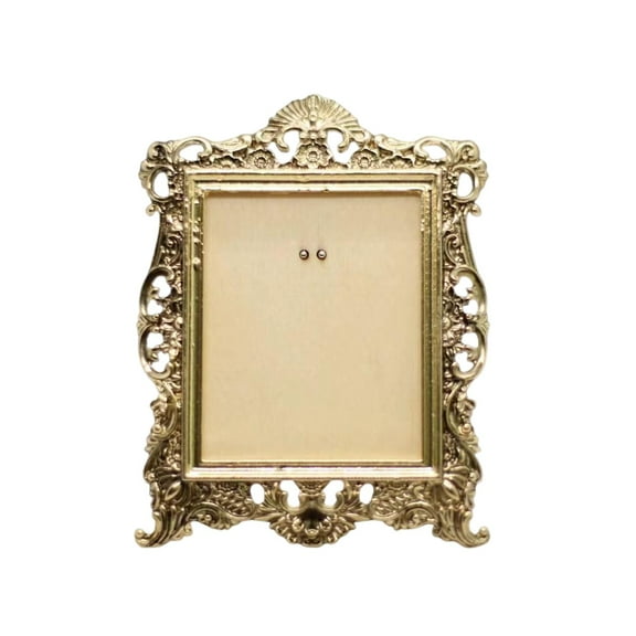 Kokiya Miniature Photo Frame, DIY Accessories, Photo Frame Accessories ,Mini Wall Mural Brass