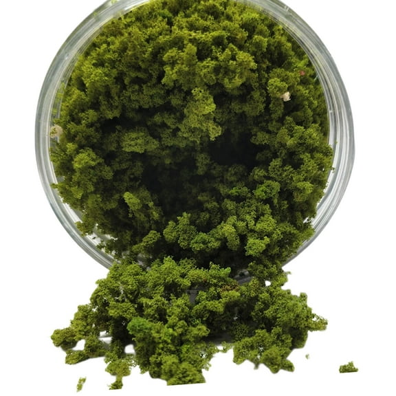 Kokiya Miniature Static Grass 185ml Aritificial Plants Artificial Vegetation groups for Light Green