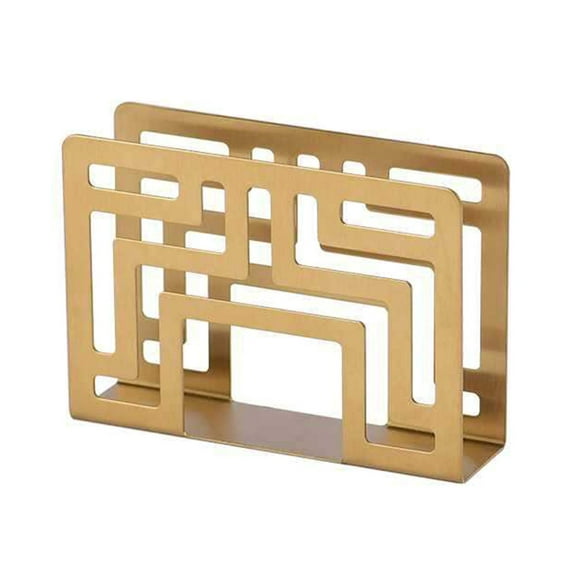 Kokiya Napkin Holder ,Stainless Steel Paper Napkin Holder ,Storage Organization, Modern Gold