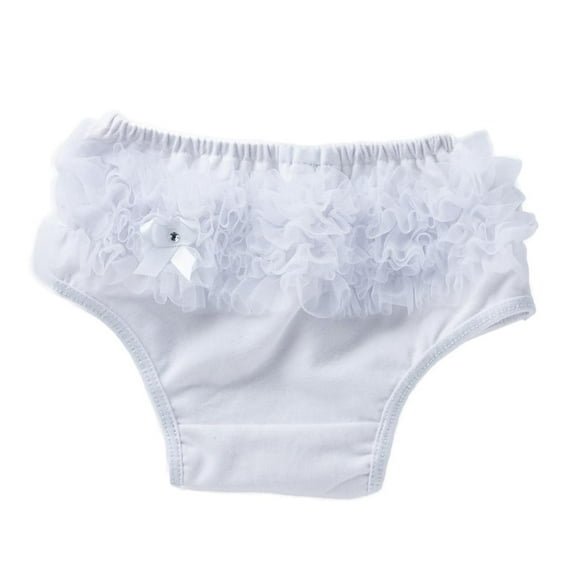 Kokiya Newborn Baby Girl 3-24M Cotton Lace Ruffle Diaper Cover Panties Bloomers Panties XL for 12-24Months