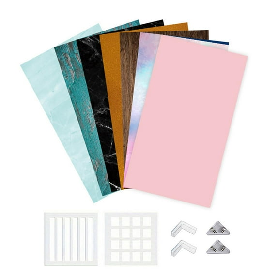 Kokiya Photography Background Kit Elegant Photo Backdrop for Food Cosmetics Jewelry A