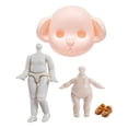 thumbnail image 1 of Kokiya Pig Vegetarian Head BJD Pig Doll Head, Ball Jointed Doll Head without Eyes, Ob11, 1 of 8