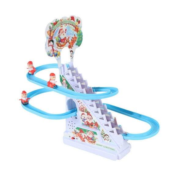 Kokiya Santa Set Climbing Stairs Slide Toy for Boys Girls Birthday Gifts 3 Santa