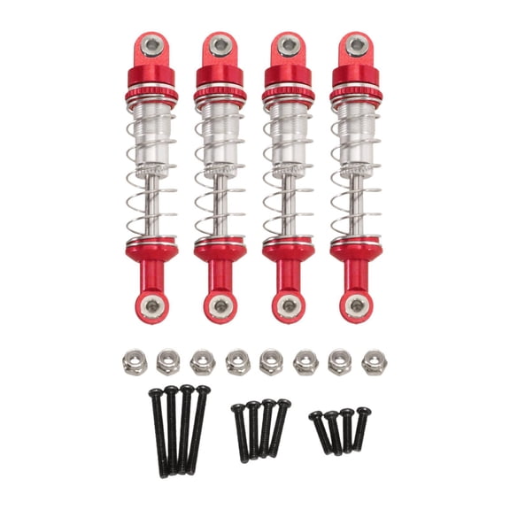 Kokiya Shock Absorber Damper 1/12 Metal RC Crawler Parts for MN S Red