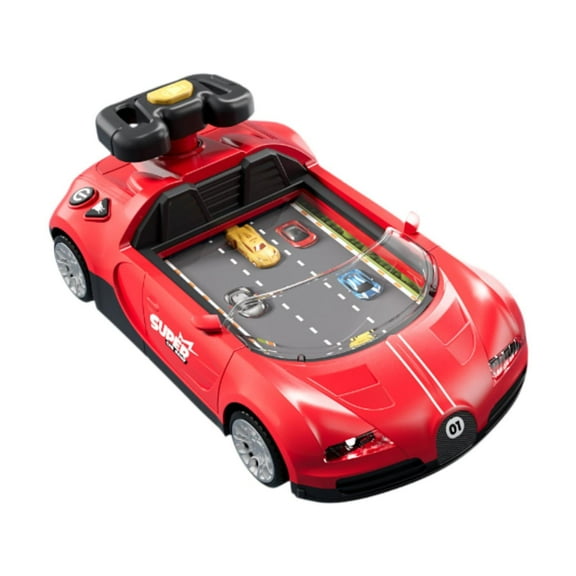 Kokiya Simulated Driving Race Car Game Kids Race Challenge for Children red