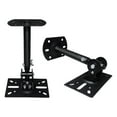 thumbnail image 1 of Kokiya Speaker Mount for Wall and Ceiling 1 Pair Thickened Swivel & Tilt Adjustable, 1 of 9
