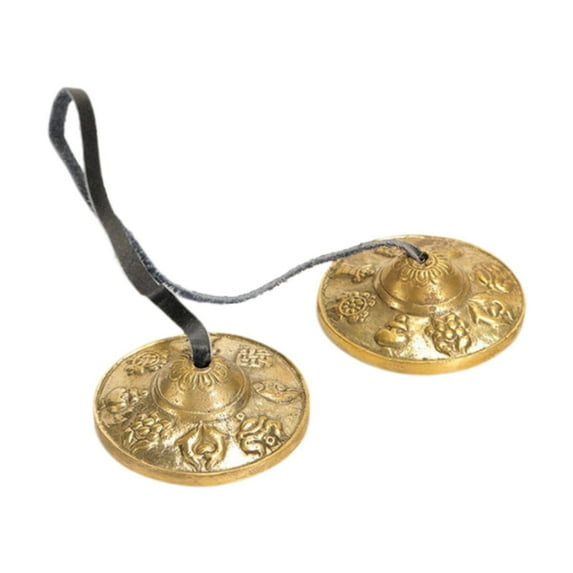 Kokiya Tibetan Tingsha Cymbals 6.5cm Diameter Easy to Play Tibetan A