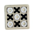 thumbnail image 1 of Kokiya Tic TAC Toe Board Game Coffee Table Decor Night Activity Unique Gifts for Adults black white, 1 of 9