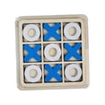 thumbnail image 1 of Kokiya Tic TAC Toe Board Game Coffee Table Decor Night Activity Unique Gifts for Adults blue white, 1 of 9