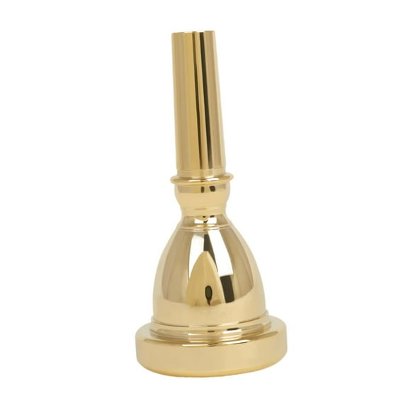 Kokiya Tuba Mouthpiece Easy to Use Accurate Professional 14mm for Beginners Players Gold