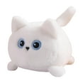 thumbnail image 1 of Kokiya Wagging Tail Rotating Interactive Decor for Teens Family Kids White Cat, 1 of 9