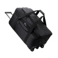 thumbnail image 1 of Kokiya Wheeled Duffel Bag Large Capacity Rolling Garment Bag for Traveling Beach Women Black, 1 of 9