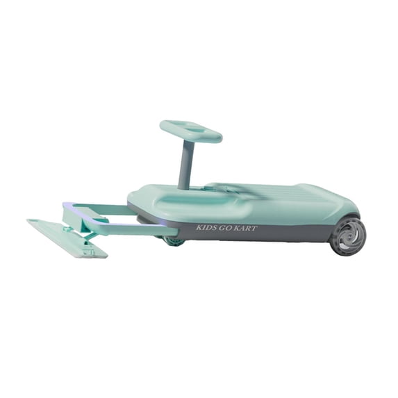 Kokiya Wiggle Car Ride on Toys Electric Gliding Scooter for Toddlers Birtdhay Gifts Green