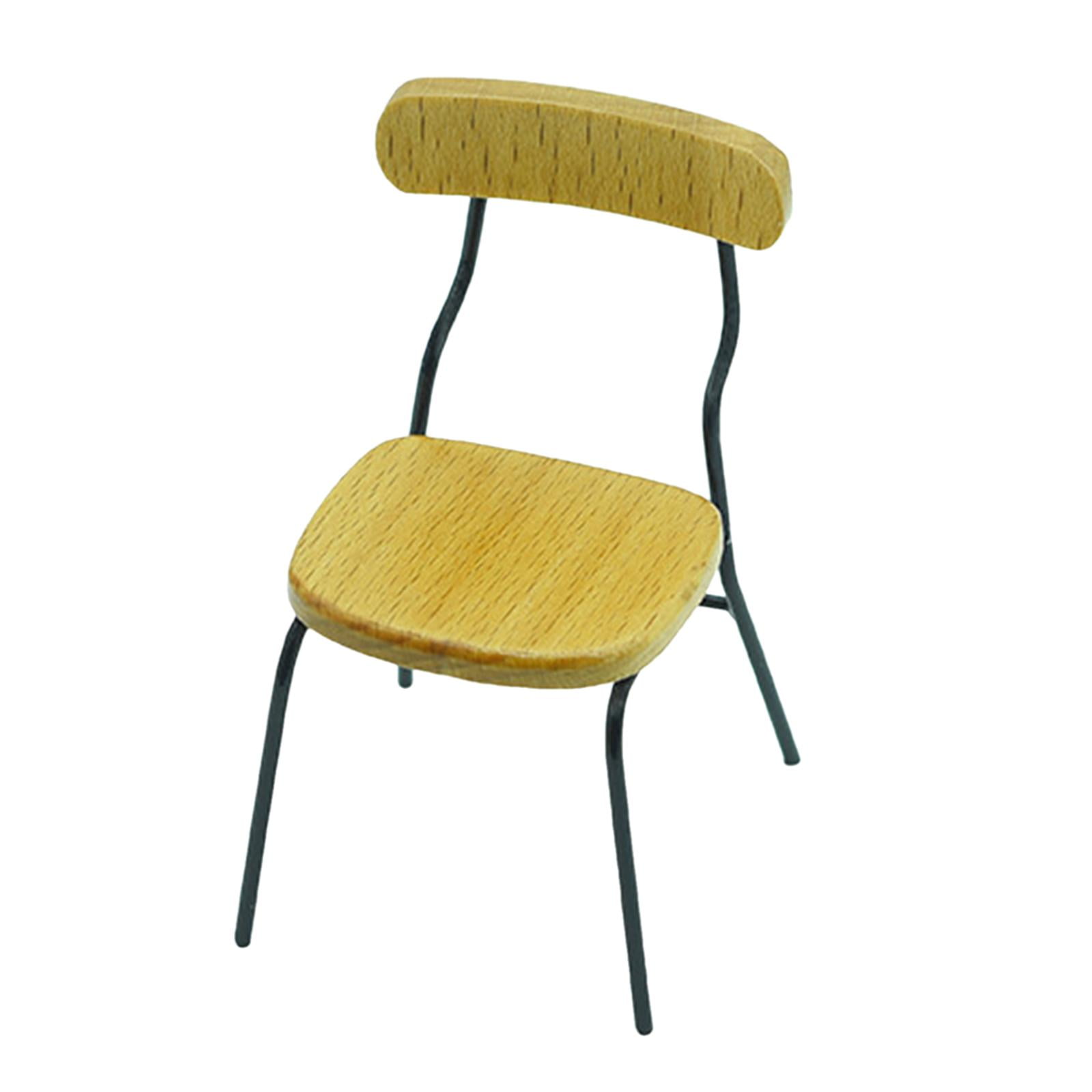 Table Miniature Demi-ronde 1:12 – Meuble En Bois Pour Maison De Poupée – Tiroir Ouvrant – Décoration Intérieure