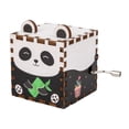 thumbnail image 1 of Kokiya Wooden Music Box Musical Boxes Lovely Unique Crafts 3D Puzzles Hand Crank for Valentines Festival Holiday Anniversary Friends Style C, 1 of 9