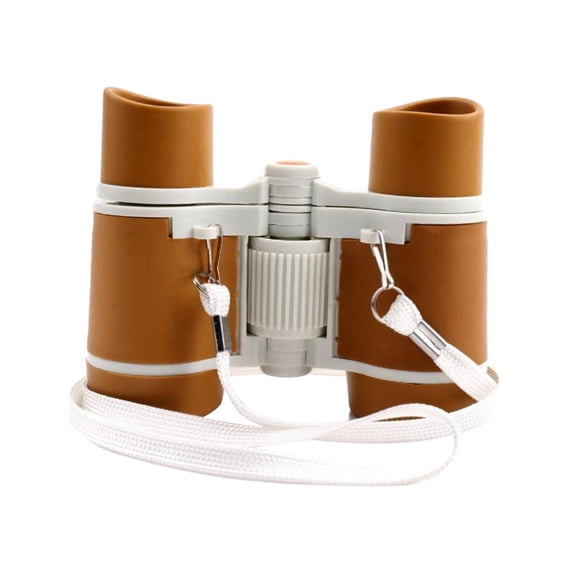 Kokiya s Toy for Kids, Small Telescope, Portable 4x30 Magnifying Toy for Kids, White