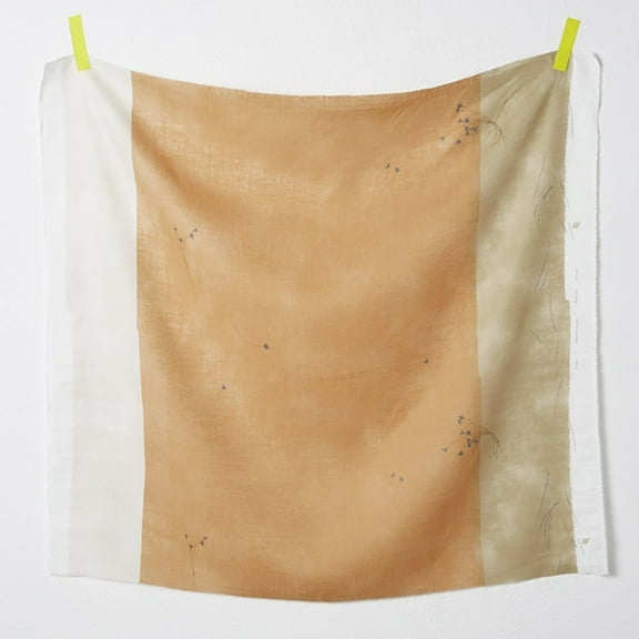 Kokka Nani Iro 100% Linen Fabric Orange - per yard