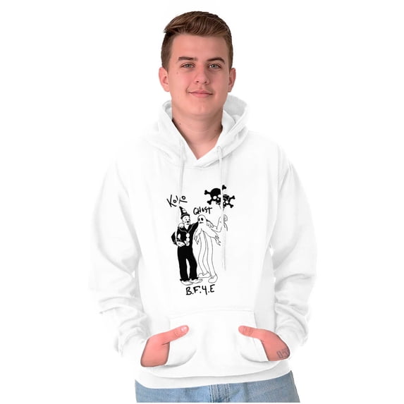Koko Ghost The Clown Skull Balloons Graphic Pullover Hoodie Brisco Brands M