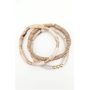 Koko Studio Fimo and Acetate Tube Stretch Bracelets