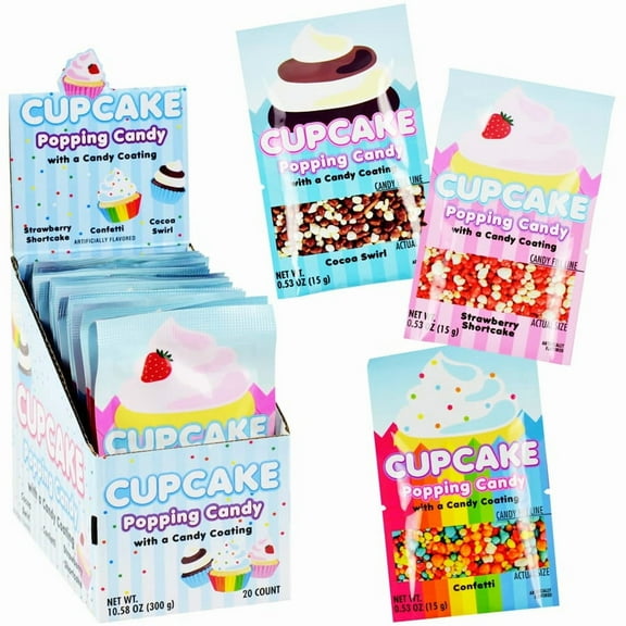 Cupcake Popping Candy 20 Count