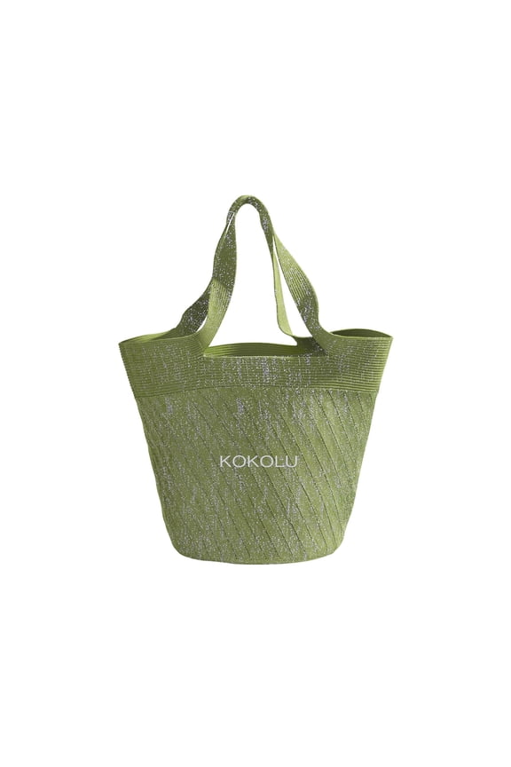 Daily Luminous Tote Bag, Ultra Lightweight Bag for Women, 18.1" x 11", Machine Washable, Green