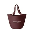 thumbnail image 1 of Kokolu Daily Plus Tote Bag, Ultra Lightweight Tote Bag For Women, Casual, 18.1” x 11”, Machine Washable, Brown, 1 of 6