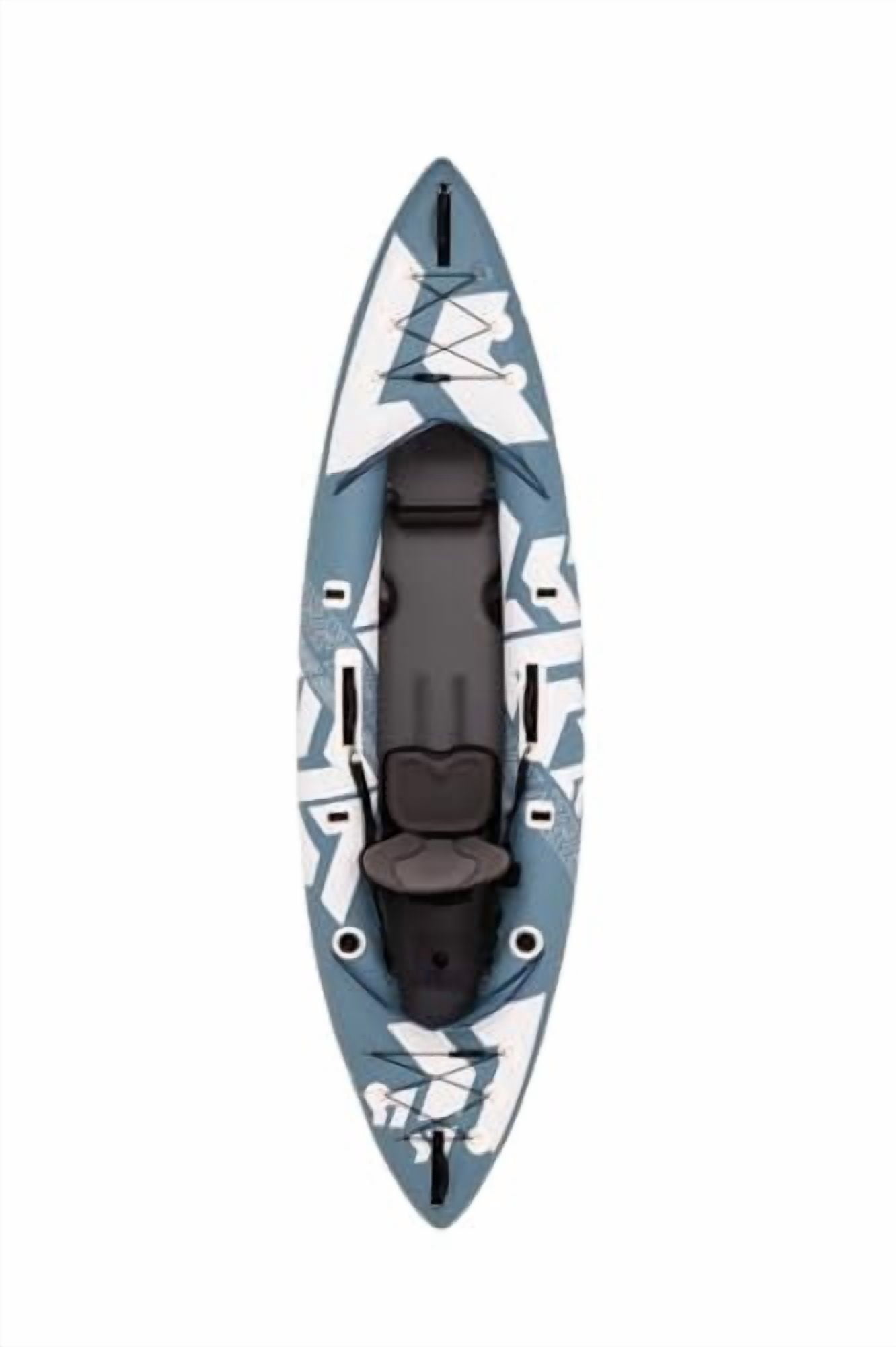 Kokopelli Platte Inflatable Kayak – Lightweight Packable Touring Kayak with Drop-Stitch Floor, Adjustable Seat, Paddle, Pump & Carry Bag