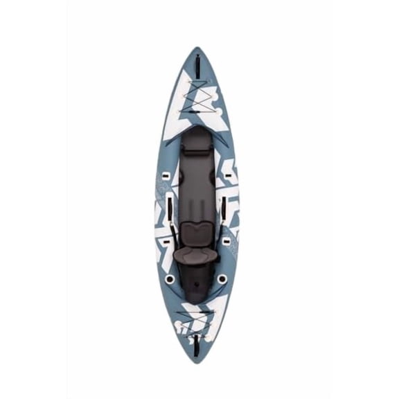 Kokopelli Platte Inflatable Kayak Lightweight Packable Touring Kayak with Drop-Stitch Floor, Adjustable Seat, Paddle, Pump & Carry Bag