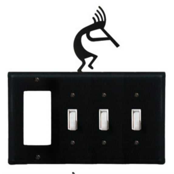 Kokopelli Single GFI CUSTOM Product Triple Switch Cover