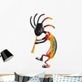 thumbnail image 1 of Kokopelli with Flute Wall Decal by Wallmonkeys Peel and Stick Graphic (36 in H x 36 in W) WM242399, 1 of 4