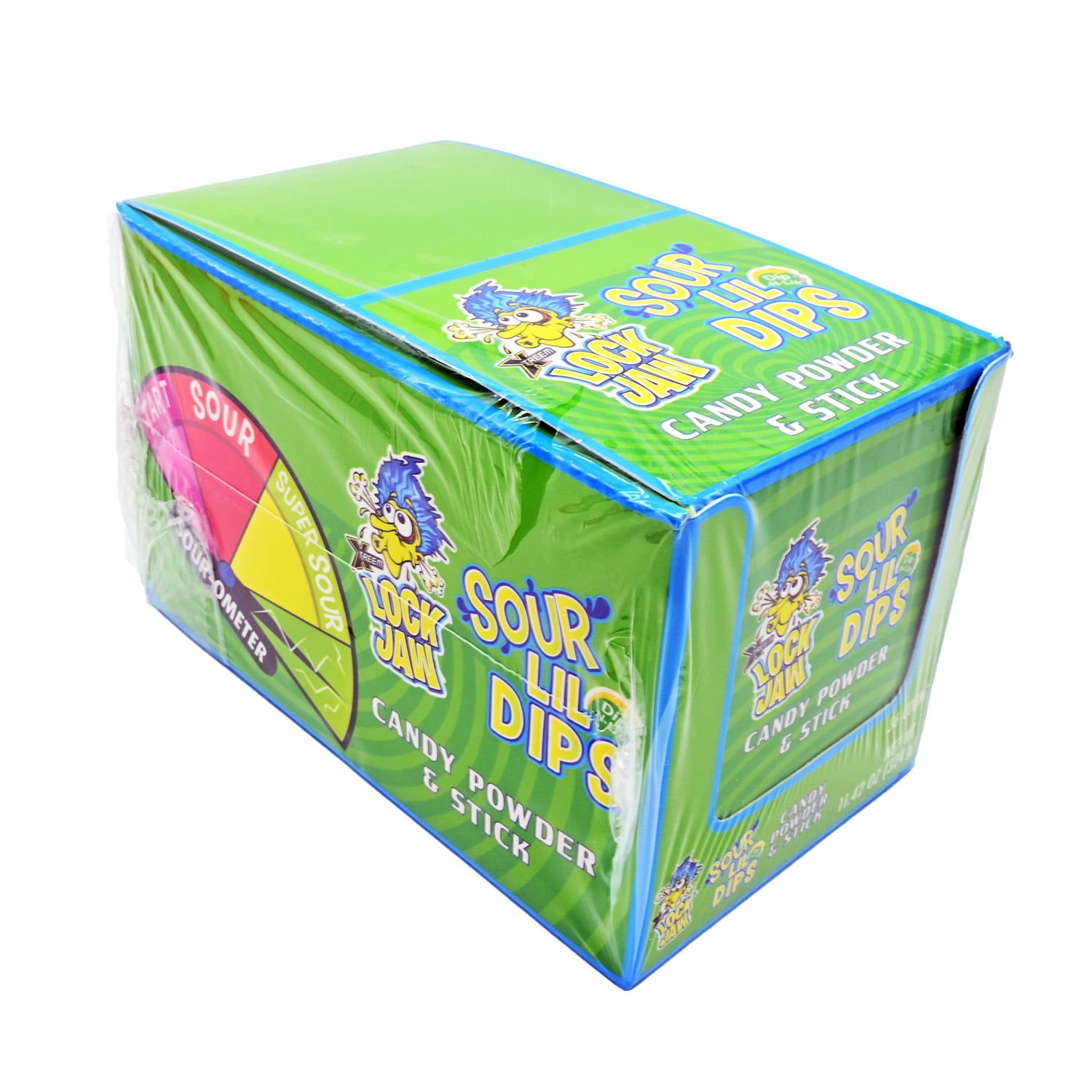 Kokos Lock Jaw Sour Candy Powder and Stick 36ct Box