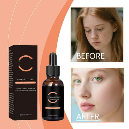 Kokovifyves 100ml Vitamin C Facial Essences Wrinkle Lightening Moisturizing Balances Water Oil Brightening Moisturizing Fine Pore