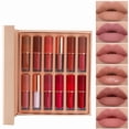 thumbnail image 1 of Kokovifyves 12 Color Book Lipstick Set Matte Pearl Non Stick Cup Lip Gloss Lipstick, 1 of 9