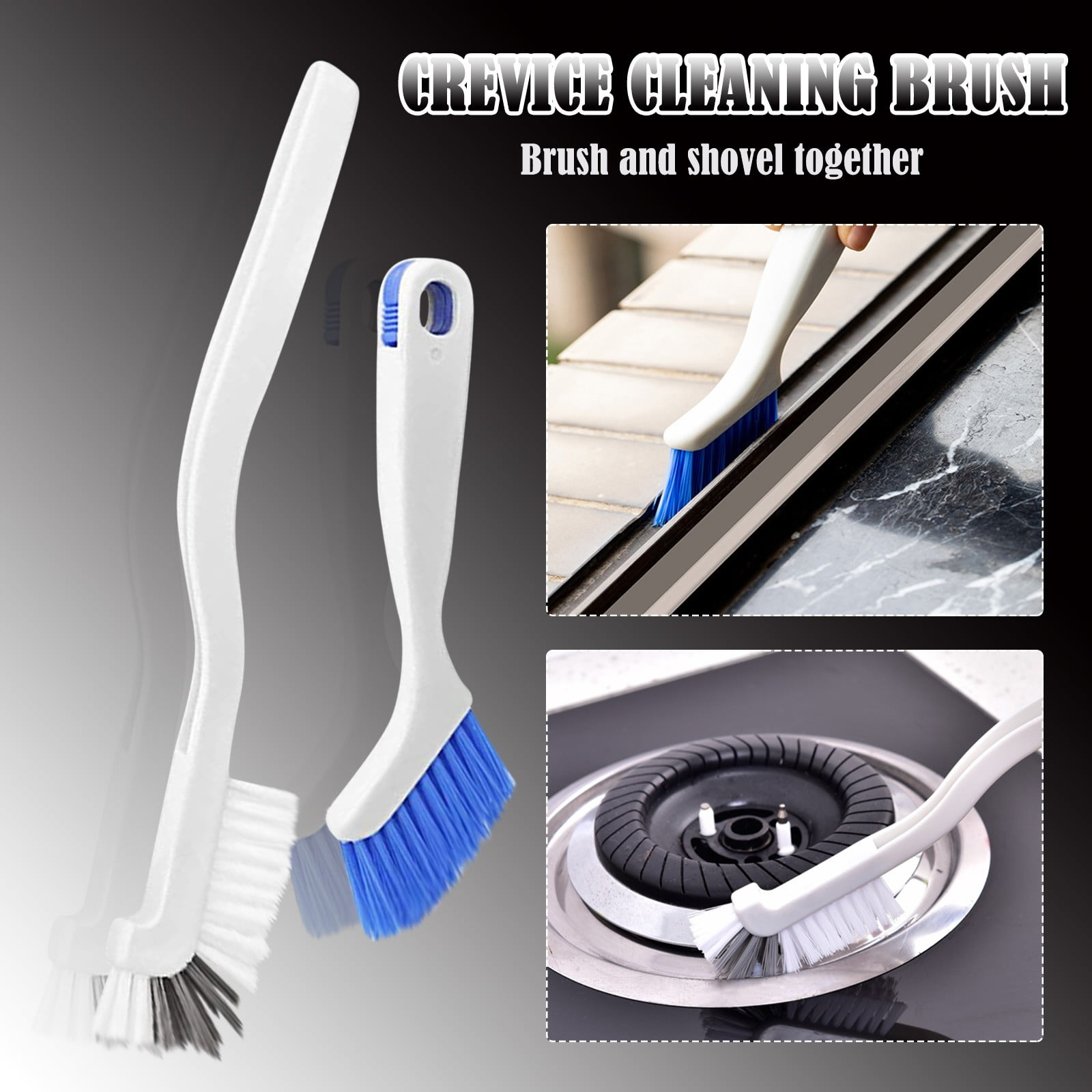 Kokovifyves Home Cleaning Tools 2 Pcs Cleaning Brush Small Stiff Scrub ...