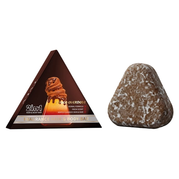 Kokovifyves 2-in-1 Hair and Body Bar Soap 5 Delicious Fragrances Natural Botanical for Gentle Cleansing and Hair Care