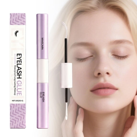 Kokovifyves 2-in-1 Mascara Lash Lengthening Volumizing Mascara with Conditioning Eye Makeup Set Cosmetics for Women 10ml