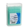 thumbnail image 1 of Kokovifyves 200Pcs Disposable Plastic Toothpicks Double-head Oral Care Interdental Floss Cleaners, 1 of 1