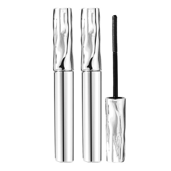 Kokovifyves 2Pcs Clear Eyelash Mascara, Waterproof Lengthening Curling, Non-Smudging Long-Lasting Makeup Base for Natural Lashes
