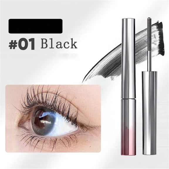 Kokovifyves 2g Clear Eyelash Mascara, Waterproof Lengthening Curling, Non-Smudging Long-Lasting Makeup Base for Natural Lashes