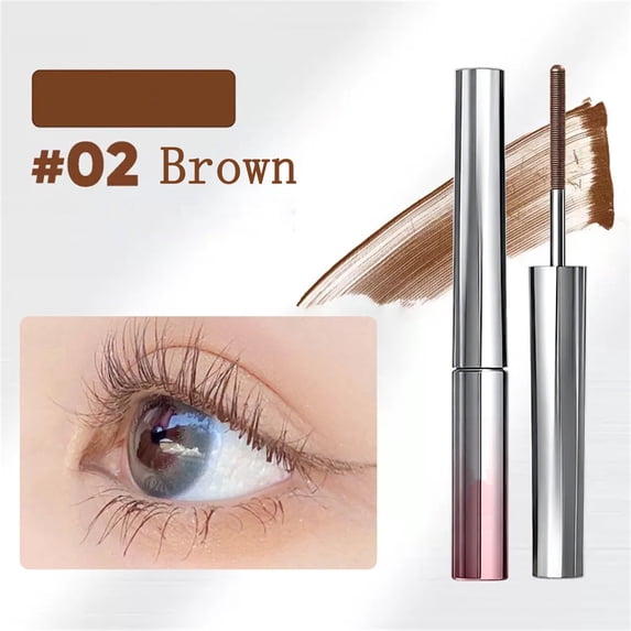 Kokovifyves 2g Clear Eyelash Mascara, Waterproof Lengthening Curling, Non-Smudging Long-Lasting Makeup Base for Natural Lashes