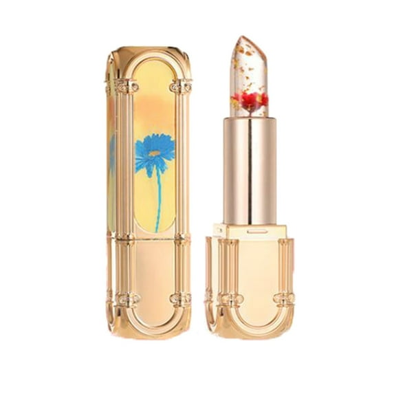 Kokovifyves 3.8g Color Changing Lipstick Huayang Jelly Lip Color Changing Long-lasting Moisturizing Cream Gloss Lip